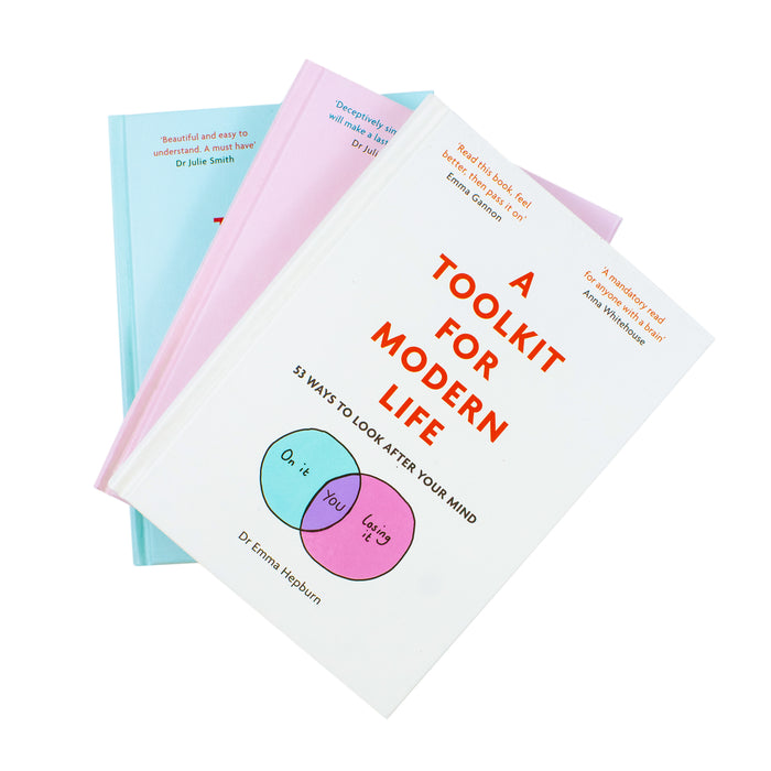 Dr Emma Hepburn collection 3 Books Set ( A Toolkit For Happiness, A Toolkit For Mordern life, A Tookit For Your Emotions) Hardcover - The Book Bundle