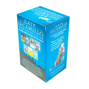 Seven-book Kate DiCamillo classic collection box set featuring titles like Tiger Rising and Flora & Ulysses, published by Walker Books Ltd.