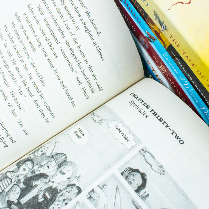 Kate DiCamillo Classic 7 Books Collections Box Set (Tiger Rising, Flora & Ulysses) - The Book Bundle