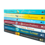Kate DiCamillo classic 7-book collection box set by Walker Books Ltd, featuring Tiger Rising and Flora & Ulysses.