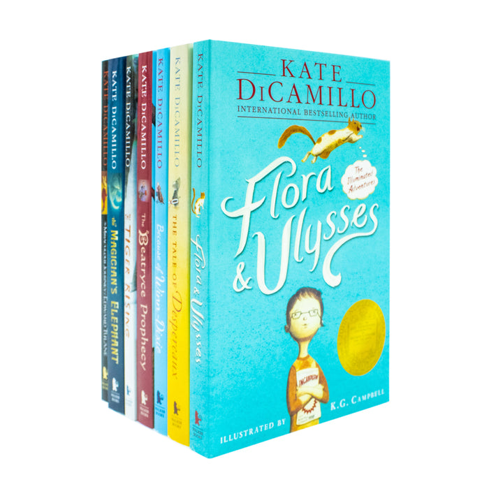 Kate DiCamillo Classic 7 Books Collections Box Set (Tiger Rising, Flora & Ulysses) - The Book Bundle