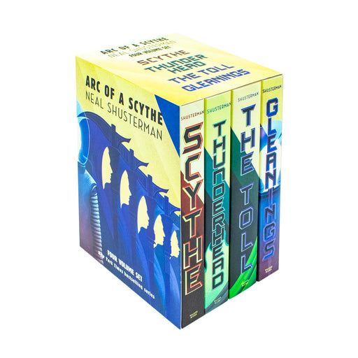 Arc of a Scythe Series 4 Books Box Set Collection By Neal Shusterman (The Toll,Thunderhead, Scythe, Gleanings) - The Book Bundle