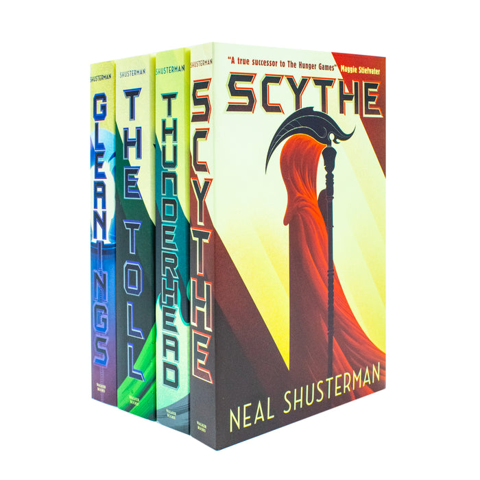 Arc of a Scythe Series 4 Books Box Set Collection By Neal Shusterman (The Toll,Thunderhead, Scythe, Gleanings) - The Book Bundle