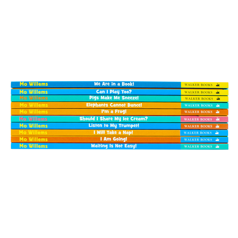 Elephant & Piggie, Best Friends For Ever Series by Mo Willems 10 Picture Books Collection Box Set - The Book Bundle