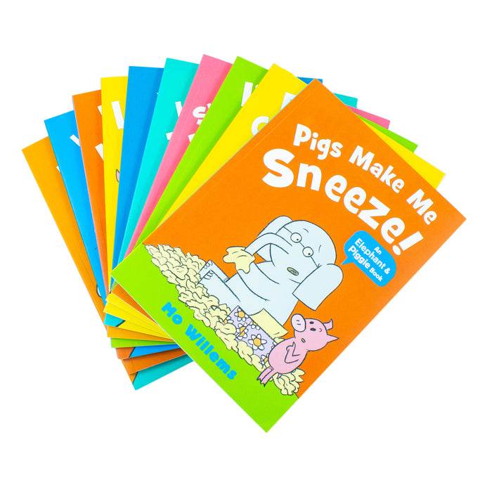 Elephant & Piggie, Best Friends For Ever Series by Mo Willems 10 Picture Books Collection Box Set - The Book Bundle