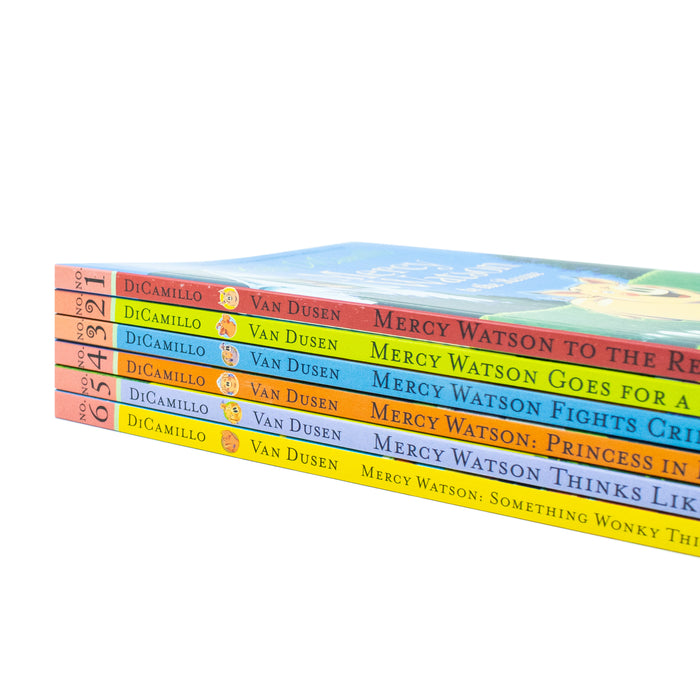 Mercy Watson Series 1-6 Books Collection Set By Kate DiCamillo(The Rescue, Goes for a Ride) - The Book Bundle