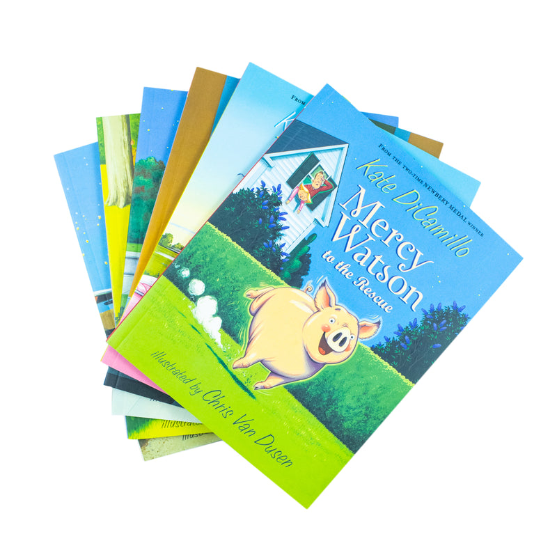 Mercy Watson Series 1-6 Books Collection Set By Kate DiCamillo(The Rescue, Goes for a Ride) - The Book Bundle