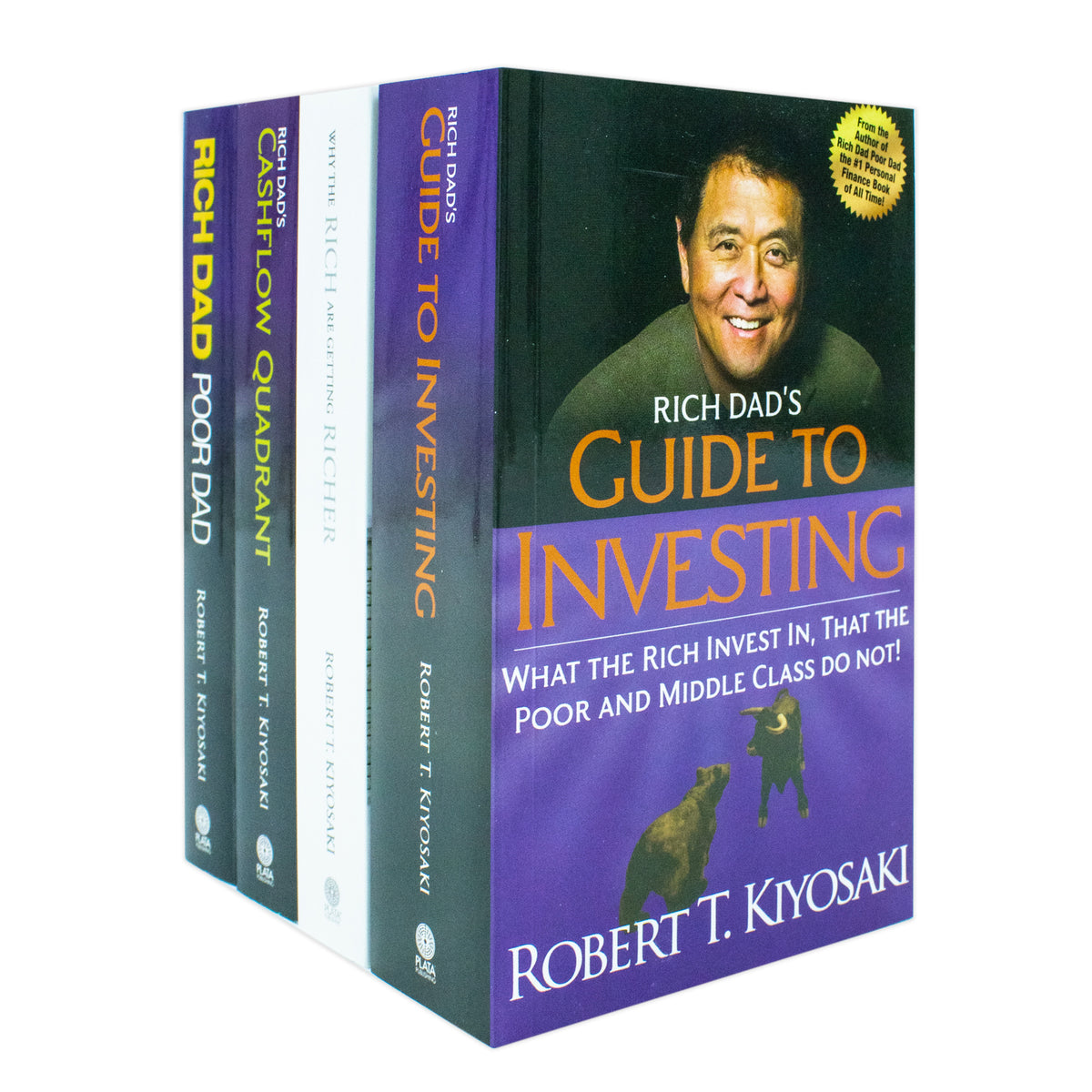 Robert T. Kiyosaki 4 Books Collection Set (Rich Dad Poor Dad, Cashflow ...