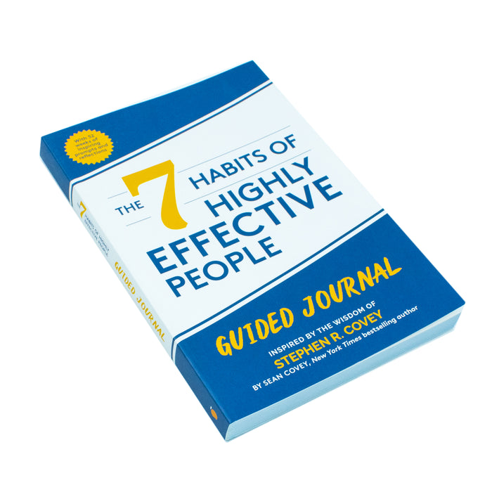 The 7 Habits of Highly Effective People: Guided Journal: (Goals Journal, Self Improvement Book) by Stephen R. Covey & Sean Covey - The Book Bundle