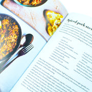 Hardcover of "Simply: Easy Everyday Dishes" by Sabrina Ghayour, featuring colorful food images from the Persiana Sirocco Feasts Bazaar series.