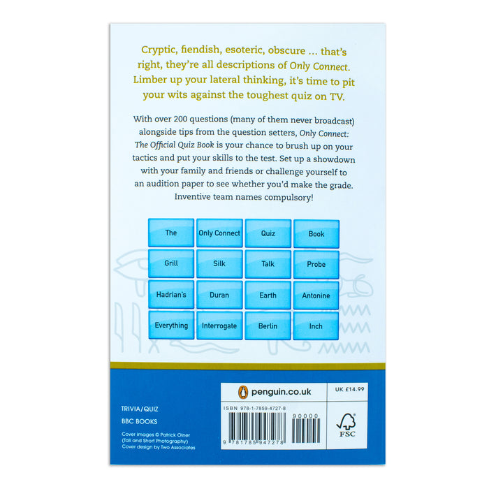 Only Connect The Official Quiz Book by Jack Waley-Cohen - The Book Bundle