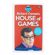 Paperback book titled "Richard Osman's House of Games 101 New & Classic" by Richard Osman and Alan Connor, with cover image.