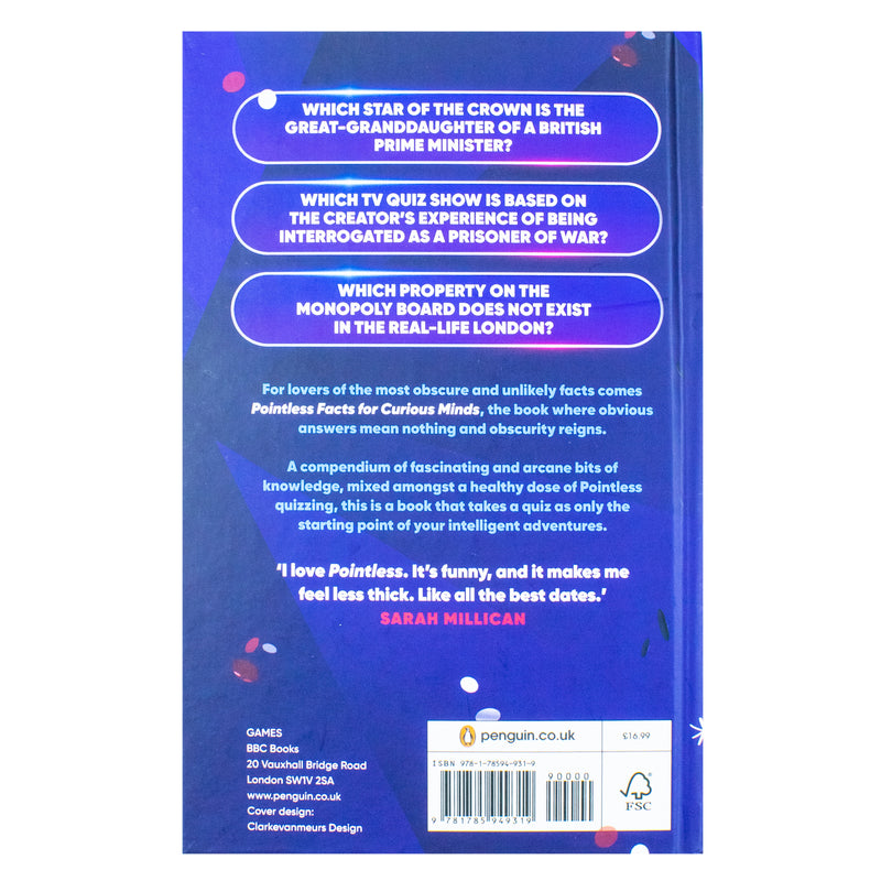 Pointless Facts for Curious Minds: A new kind of quiz book by Alan Connor - The Book Bundle