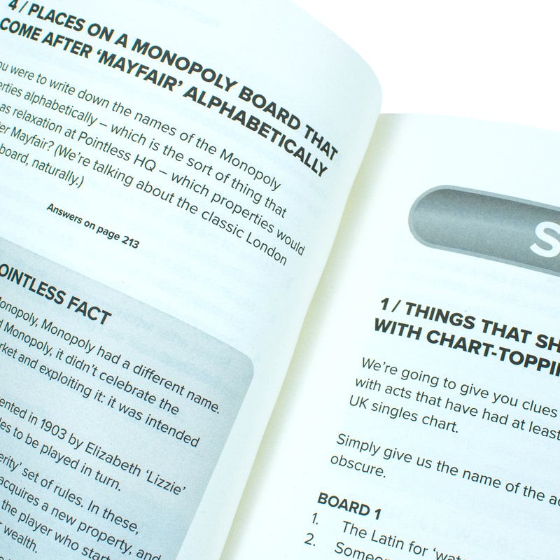Pointless Facts for Curious Minds: A new kind of quiz book by Alan Connor - The Book Bundle
