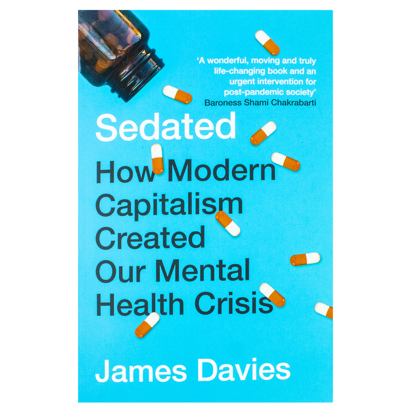 Cover image of "Sedated" by James Davies, a book published by Atlantic Books, featuring the title and author's name on the cover.