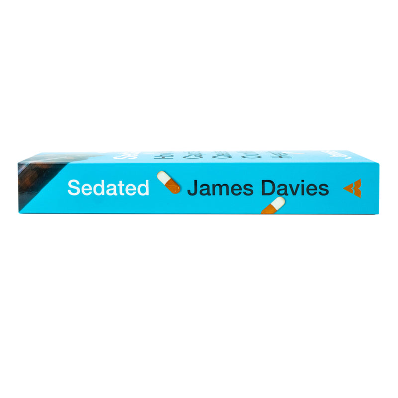 Cover image of "Sedated" by James Davies, published by Atlantic Books, featuring the book's title and author's name on the front cover.