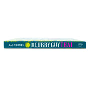 Cover image of "Curry Guy Thai" cookbook by Dan Toombs, featuring colorful Thai dishes and the book title on the cover.