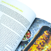 Book cover for "Curry Guy Thai" by Dan Toombs, featuring vibrant Thai dishes and cooking illustrations.