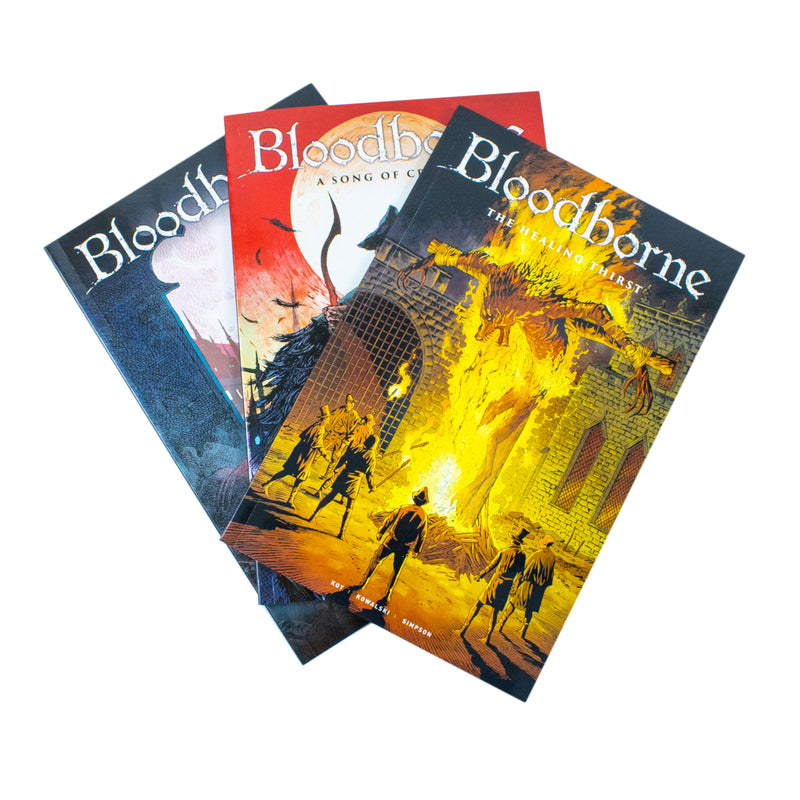 Bloodborne The Graphic Novel Collection Vol 1-3 Boxed Set: Includes 3 Exclusive Art Cards - The Book Bundle
