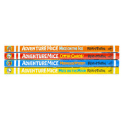 Adventure Mice 4 Books Collection Set by Reeve and McIntyre (Mice on the Ice, Otter Chaos, Mermouse Mystery, Mice on the Moon) - The Book Bundle