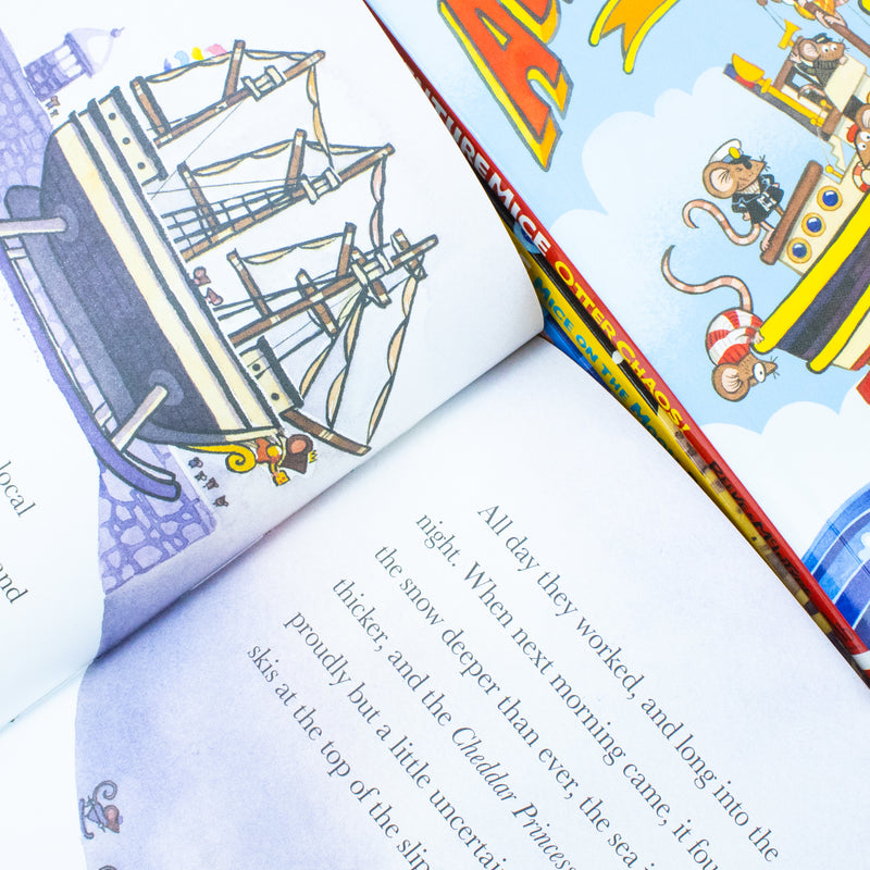 Adventure Mice 4 Books Collection Set by Reeve and McIntyre (Mice on the Ice, Otter Chaos, Mermouse Mystery, Mice on the Moon) - The Book Bundle