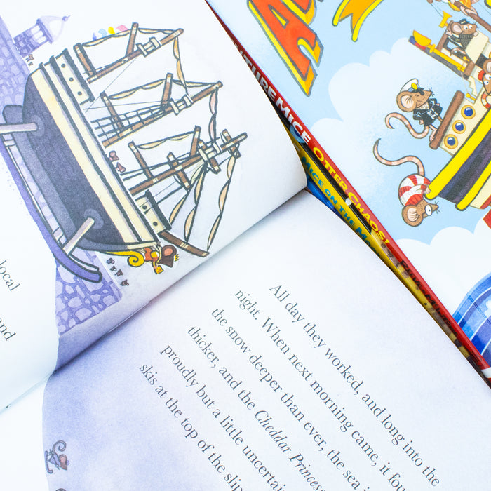 Adventure Mice 4 Books Collection Set by Reeve and McIntyre (Mice on the Ice, Otter Chaos, Mermouse Mystery, Mice on the Moon) - The Book Bundle
