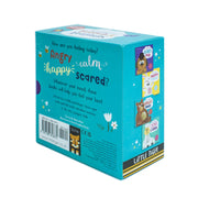 Four colorful children's books from the My First Behaviours Touch & Feelings gift box set by Dr Naira Wilson, published by Little Tiger.