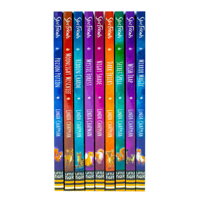 Star Friends Series 9 Books Collection Set by Linda Chapman (Mirror Magic, Wish Trap) - The Book Bundle