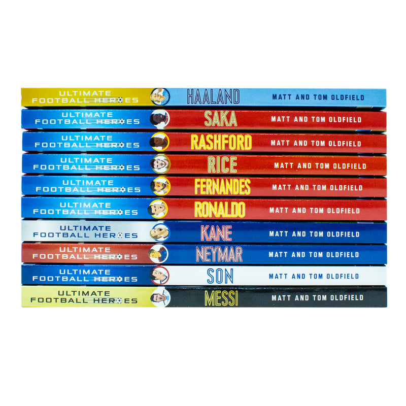 Ultimate Football Heroes Series 1 Collection 10 Books Set By Matt Oldfield, Tom Oldfield - The Book Bundle