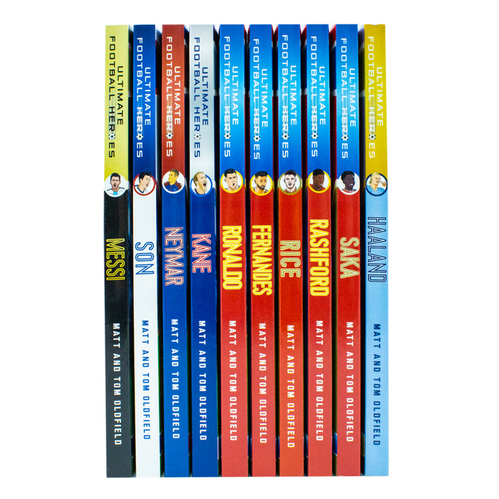 Ultimate Football Heroes Series 1 Collection 10 Books Set By Matt Oldfield, Tom Oldfield - The Book Bundle