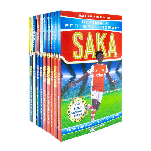 Ultimate Football Heroes Series 1 Collection 10 Books Set By Matt Oldfield, Tom Oldfield - The Book Bundle