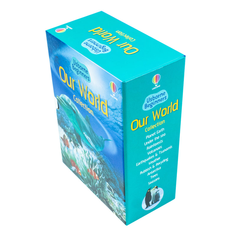 Usborne Beginners Our World Collection 10 Books Box Set (Seasons, Trees, Antarctica, Rubbish & Recycling, Weather, Earthquakes) - The Book Bundle
