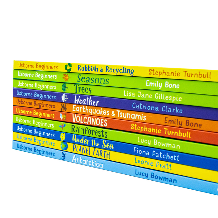 Usborne Beginners Our World Collection 10 Books Box Set (Seasons, Trees, Antarctica, Rubbish & Recycling, Weather, Earthquakes) - The Book Bundle