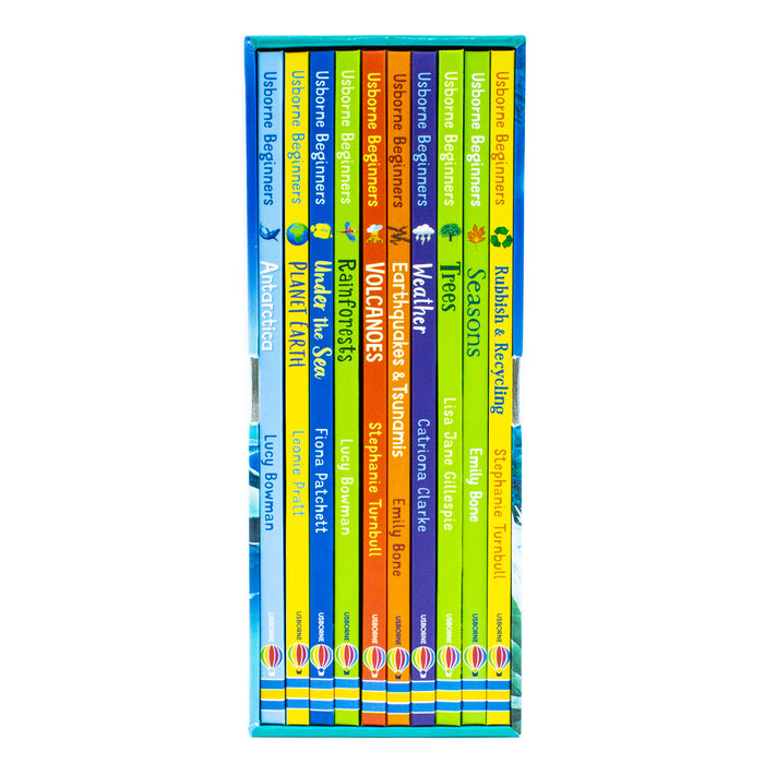 Usborne Beginners Our World Collection 10 Books Box Set (Seasons, Trees, Antarctica, Rubbish & Recycling, Weather, Earthquakes) - The Book Bundle