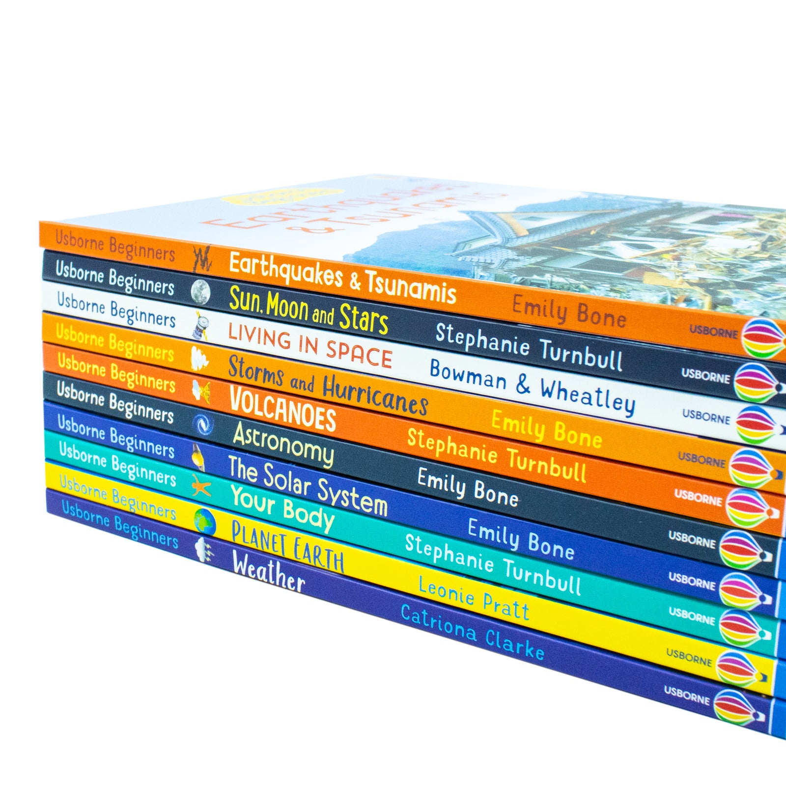 Sun Moon And Stars Living In Space 10 Book Set Usborne — The Book