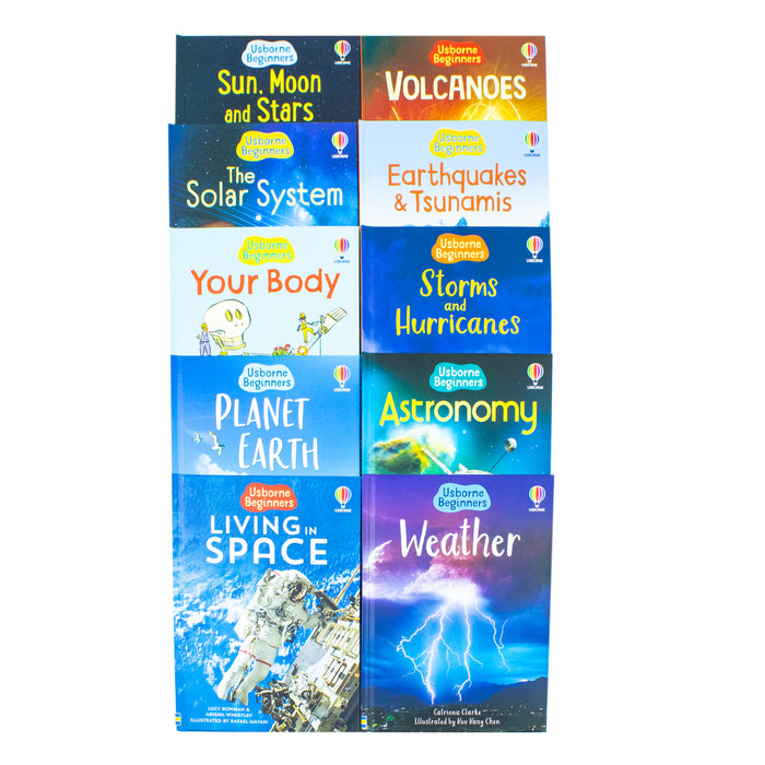 Usborne Beginners Science 10 Books Collection Set (Sun, Moon and Stars ...