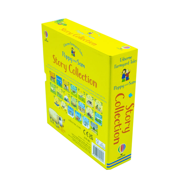 Usborne Farmyard Tales Poppy and Sam Series 20 Books Collection Box Set By Heather Amery - The Book Bundle