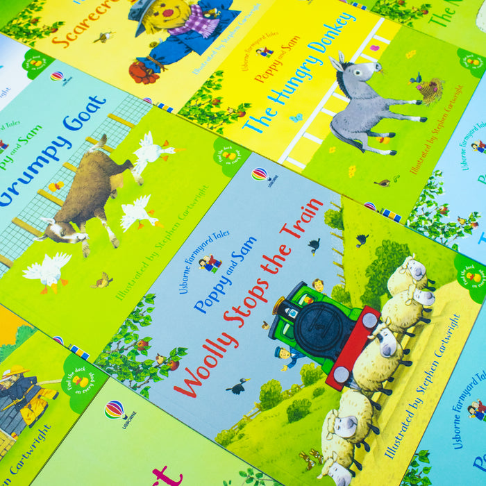 Usborne Farmyard Tales Poppy and Sam Series 20 Books Collection Box Set By Heather Amery - The Book Bundle