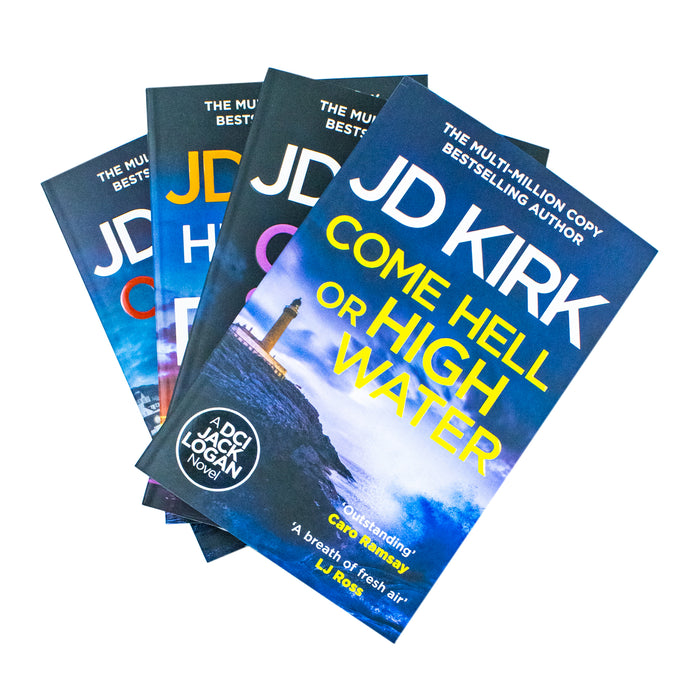 DCI Logan Crime Thrillers book Series 13-16 Collection 4 Books Set by JD Kirk - The Book Bundle