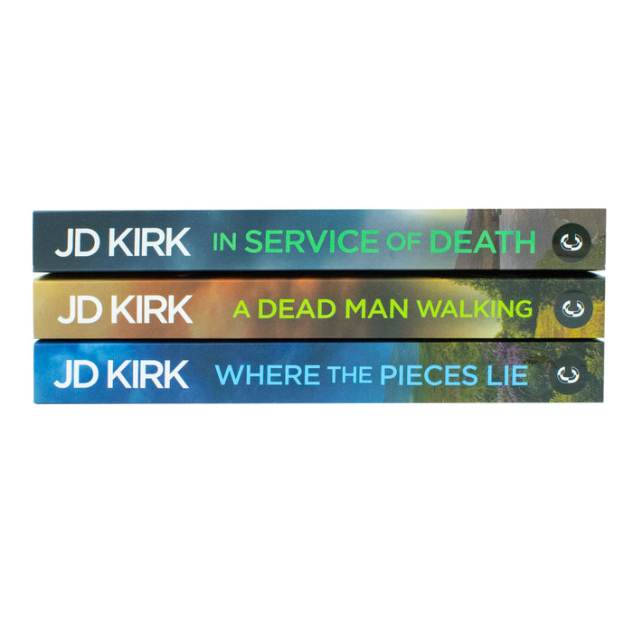 DCI Logan Crime Thrillers 3 Books Collection Set by JD Kirk Books (17-19) (In Service of Death, Where the Pieces Lie, A Dead Man Walking) - The Book Bundle