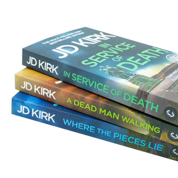 DCI Logan Crime Thrillers 3 Books Collection Set by JD Kirk Books (17-19) (In Service of Death, Where the Pieces Lie, A Dead Man Walking) - The Book Bundle