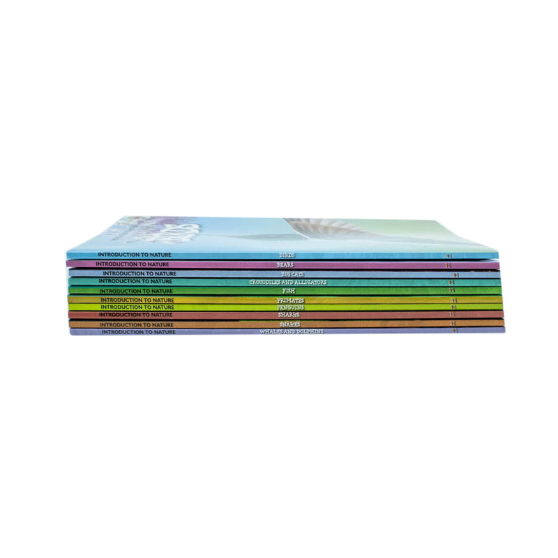 Children Introduction to Nature for Beginners 10 Books Collection Set (Bears, Big Cats, Birds) - The Book Bundle