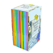 Set of 20 William Shakespeare storybooks for young readers published by Fox Eye Publishing, featuring colorful covers and classic tales.