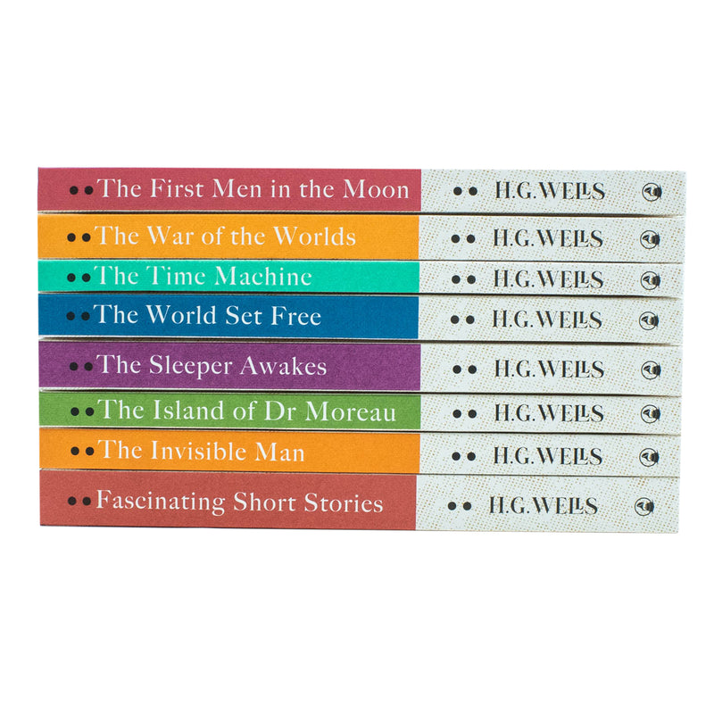 The Complete H. G Wells 8 Books Hardback Collection Set: (The First Men on the Moon) - The Book Bundle