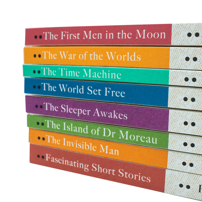 The Complete H. G Wells 8 Books Hardback Collection Set: (The First Men on the Moon) - The Book Bundle