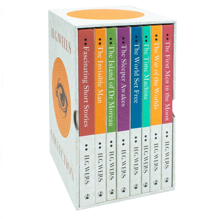 The Complete H. G Wells 8 Books Hardback Collection Set: (The First Men on the Moon) - The Book Bundle