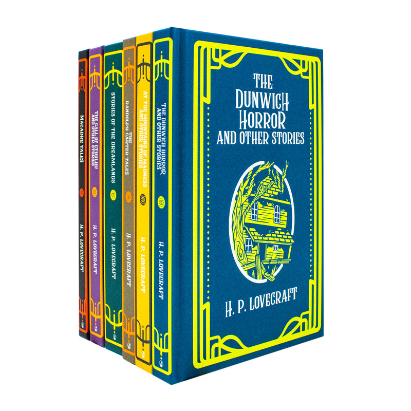 The H.P. Lovecraft 6 Book Hardback Collection: Macrabre Tales, Stories of the Dreamlands, The Randolph Carter Tales,The Call of Cthulhu & Other Stories - The Book Bundle