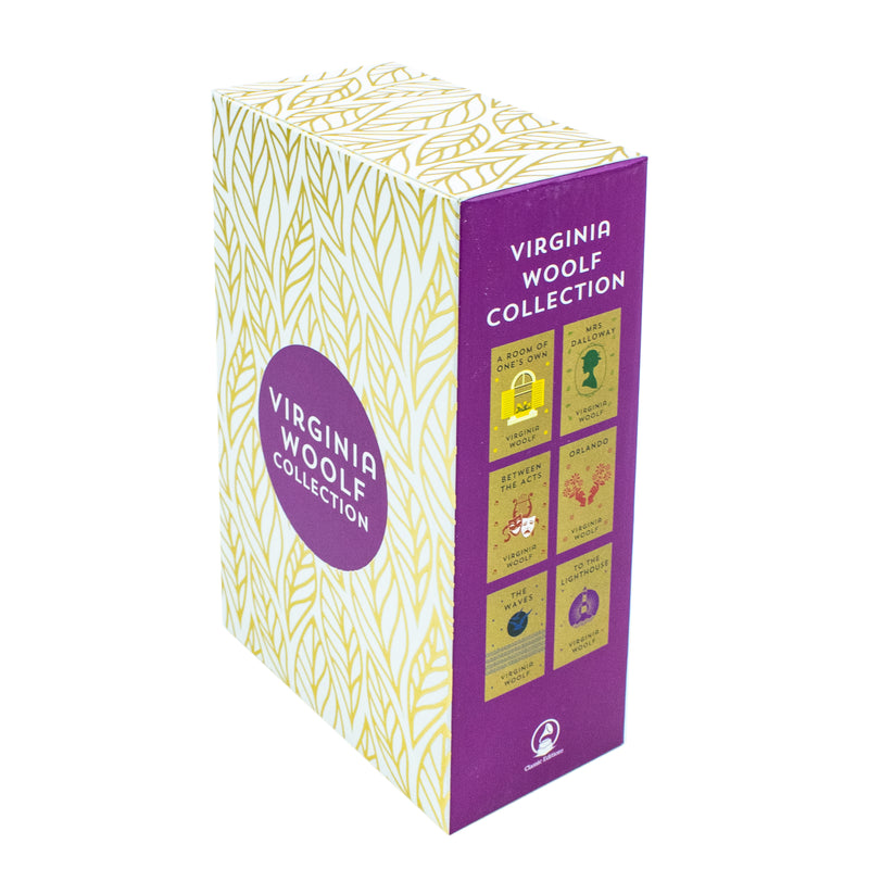 The Virginia Woolf Collection 6 Books set (A Room Of One's Own, Mrs Dalloway, Between The Acts) - The Book Bundle