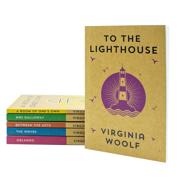 The Virginia Woolf Collection 6 Books set (A Room Of One's Own, Mrs Dalloway, Between The Acts) - The Book Bundle