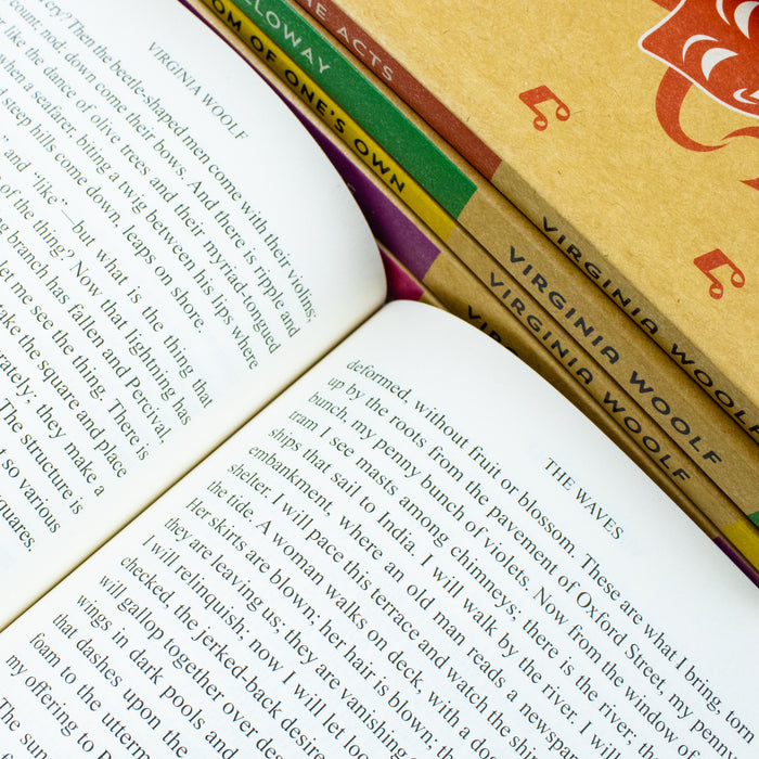 The Virginia Woolf Collection 6 Books set (A Room Of One's Own, Mrs Dalloway, Between The Acts) - The Book Bundle